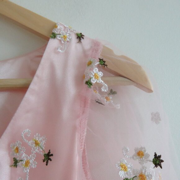 DOLLS KILL SUGAR THRILLZ Starlet Daze Babydoll Dress Floral Fairy Coquette NWT - Picture 4 of 16